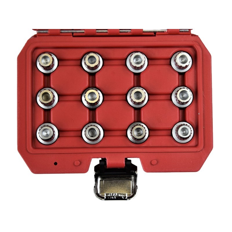 Zestaw nasadek do śrub zabezpieczających 12 szt VW MGS13769C