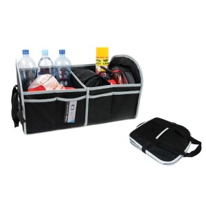 Uniwersalny organizer do bagażnika rozkładany / Trunk organizer with Velco Strap Stopper CO-2 01118