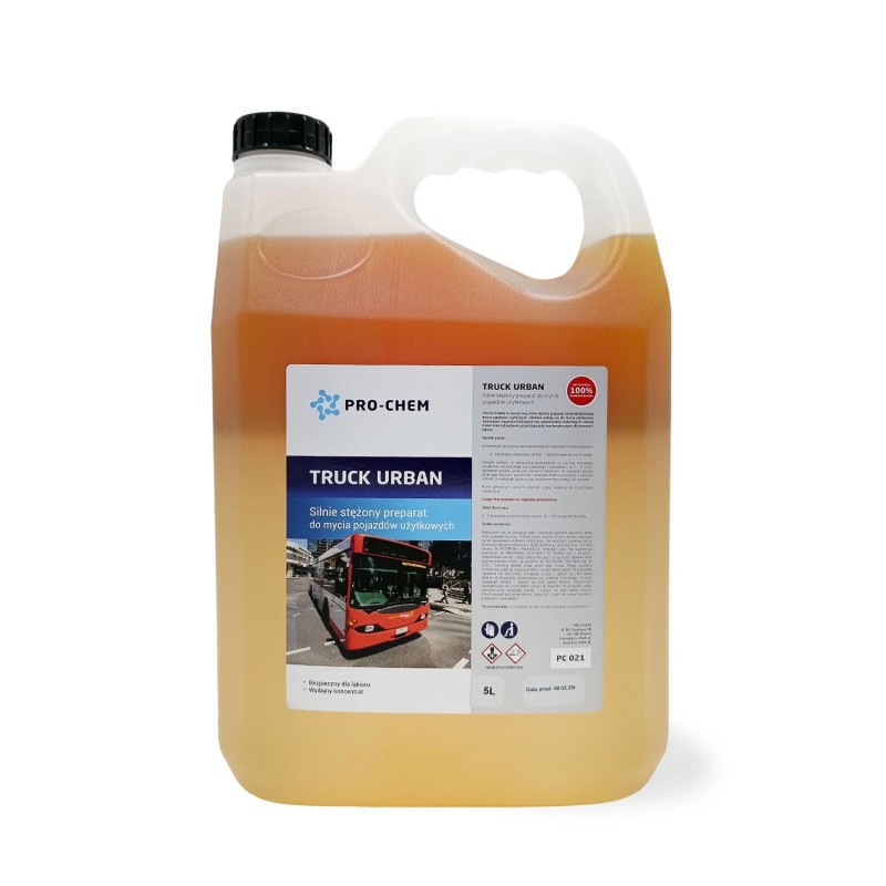 TRUCK URBAN - dwufazowy preparat do mycia pojazdów użytkowych - 5 l PC021-5