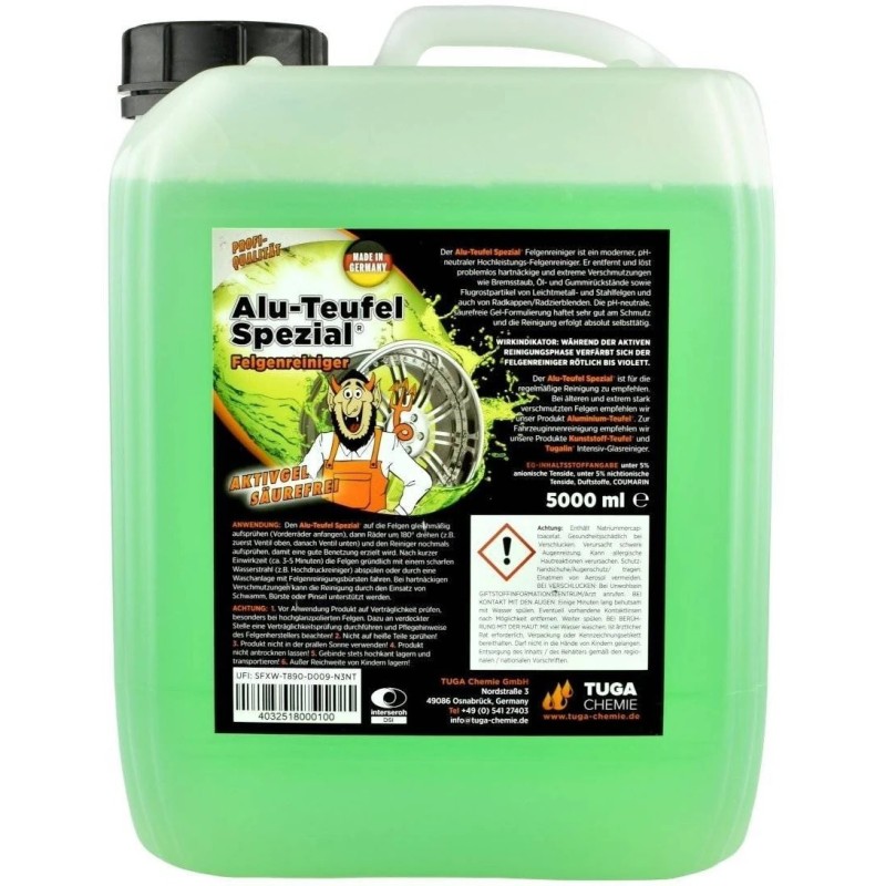 Tuga zielona Alu-Teufel deironizacja 5L TUG000002