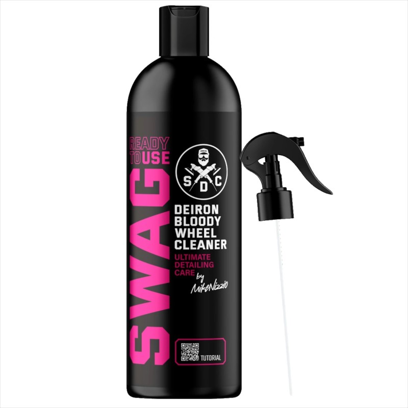 SWAG Deiron Bloody Wheel Cleaner RTU 500ml-SDBWC RTU jest to profesjonalny ``krwawiący`` Deironizer gotowy do użycia o zbalanso
