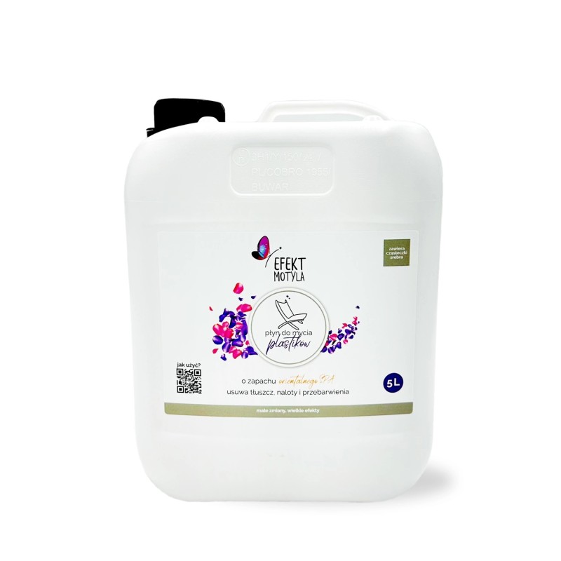 PŁYN DO MYCIA PLASTIKÓW usuwa tłuszcz` naloty i przebarwienia-5l EM05-5