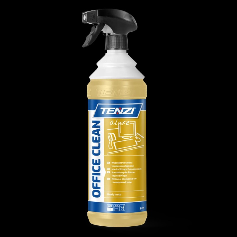 TENZI Office Clean ALURE ŻÓŁTY - Office Clean - Płyn do czyszczenia mebli - 1L  WBB011A001BD000