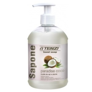 TENZI SAPONE PARADISE COCO (białe) - Mydło w płynie o zapachu kokosowym - 0`5L  WMM113B500AW000