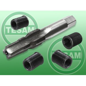 Zestaw do naprawy i regeneracji zerwanego gwintu świecy ŻAROWEJ M10 X 1 / M14 X 1`25 X 18 MM - TULEJKA NADWYMIAROWA S0002601