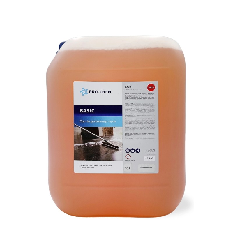 Basic - Płyn do gruntownego mycia powierzchni podłogowych - 10 l PC106-10