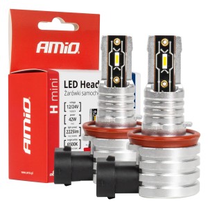 Żarówki samochodowe LED seria H-mini H8 H9 H11 H16 6500K Canbus 03333