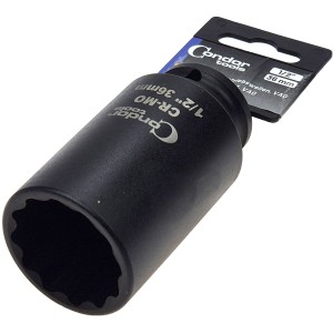 Nasadka udarowa 1/2`` 36 mm` 12-kątna` 85 mm CT.1227