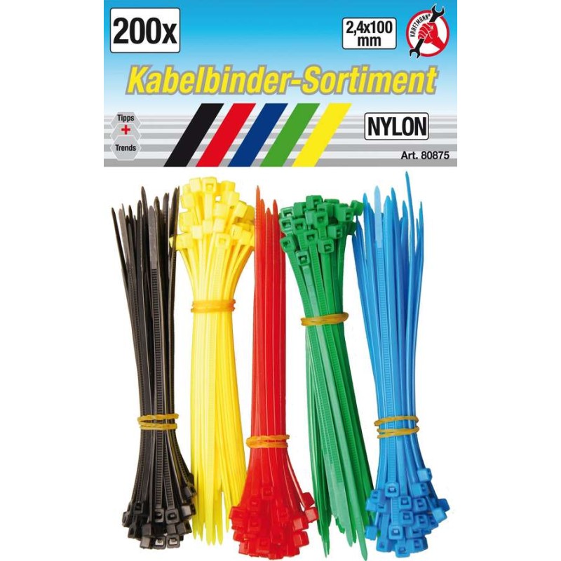 OPASKI ZACISKOWE - 2.4x100 mm` 200 szt. - OLSZTYN B.80875