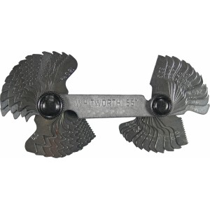 Szablon do gwintów 52 wzorce metryczne i calowe C.185