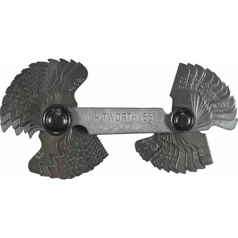 Szablon do gwintów 52 wzorce metryczne i calowe C.185