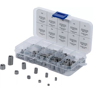 Sprężynki do gwintów M3-M8` 150 szt. B.74506