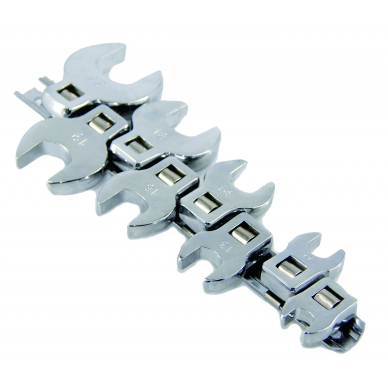 Zestaw kluczy płaskich 3/8` 10`11`13`14`15`18`19`22-8szt MGS13398