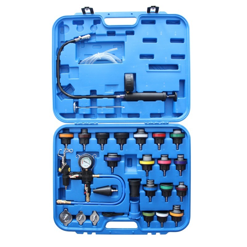 Zestaw do sprawdzania szczelności chłodnic 28 elementów MGS01064C