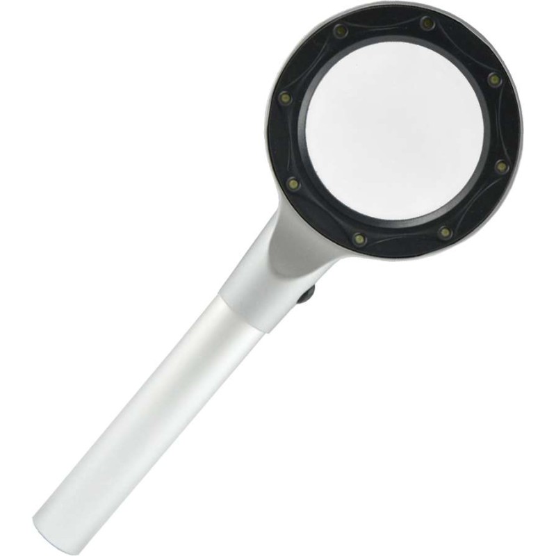 Lupa ręczna 55 mm` z podświetleniem D.53085