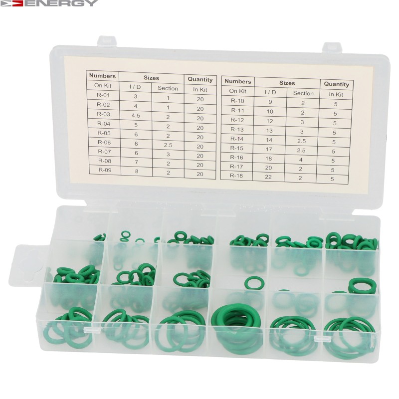 Zestaw oringów 225 elem.HNBR NE00322