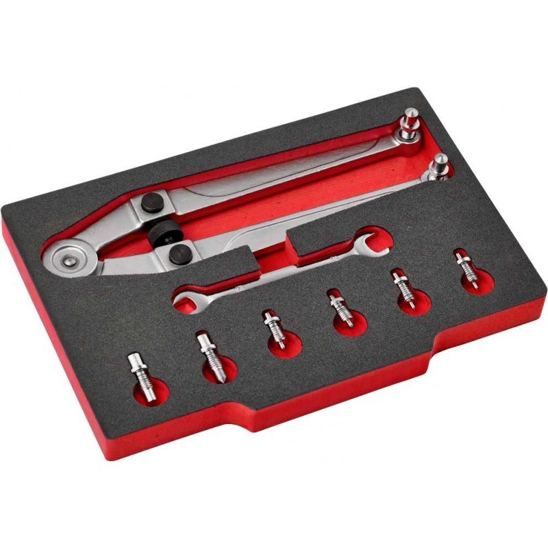 Klucz do nakrętek wieńcowych z końcówkami MGS2268