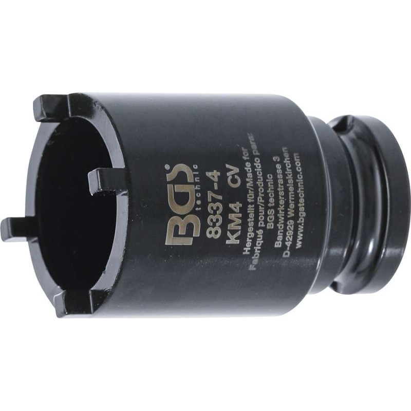 Klucz do nakrętek łożysk` zęby zewn` KM 4    B.8337-4