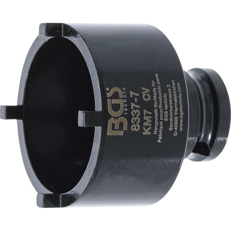 Klucz do nakretek łożysk` zęby zewn KM7 B.8337-7