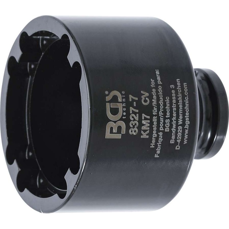 Klucz do nakrętek łożysk` zęby wewn` KM 7 B.8327-7