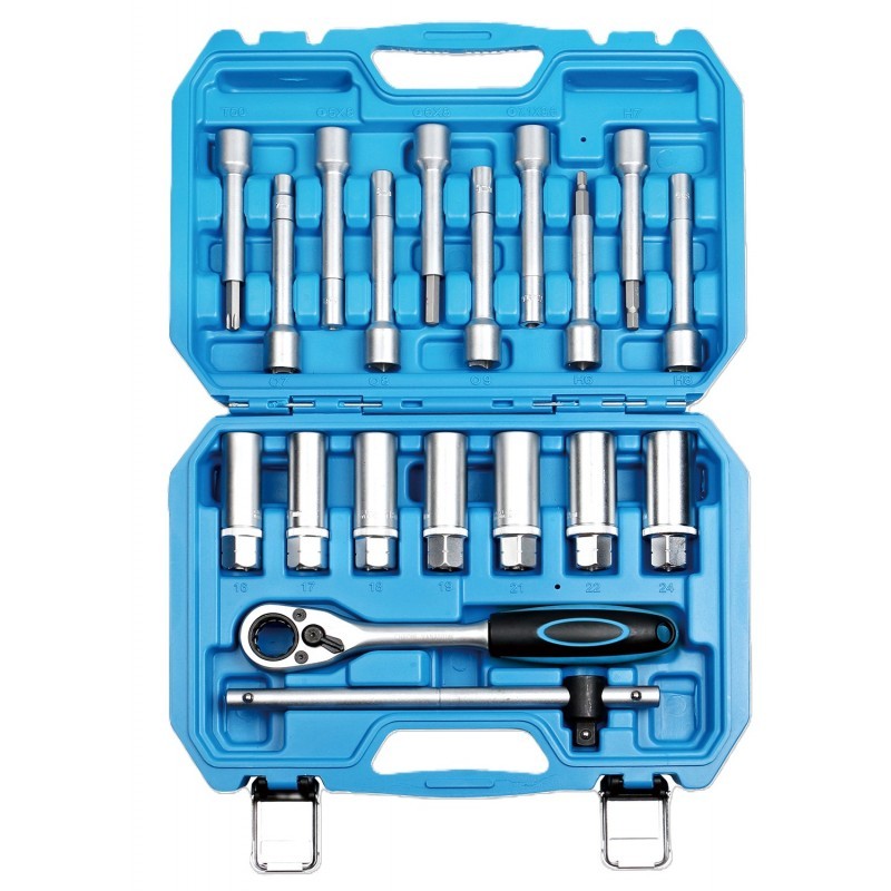 Zestaw narzędzi do serwisowania amortyzatorów 19-elementowy MGS01943