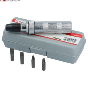 Śrubokręt z grzechotką+końcówki NE00139