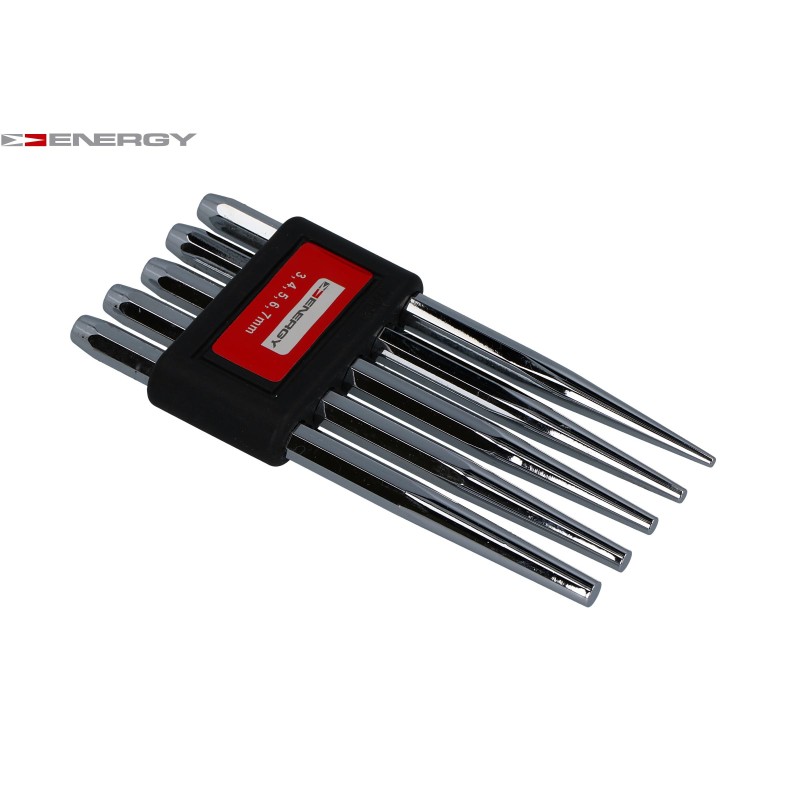 WYBIJAKI STOŻKOWE DO STALI 3-7 MM 5 ELEM NE00646