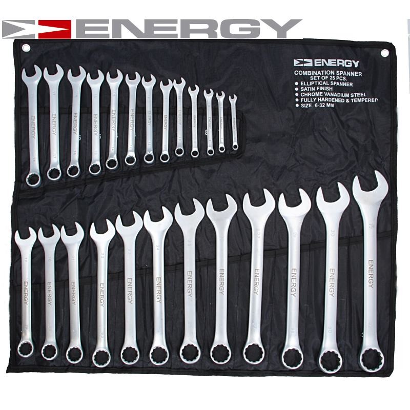 Zestaw kluczy płasko-oczkowych 25-el NE01000SK25