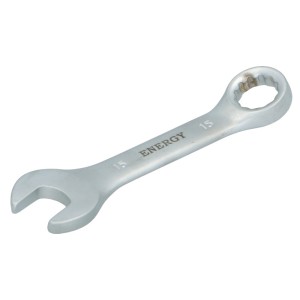 Klucz płasko- oczkowy 15mm - krótki NE01002S-15