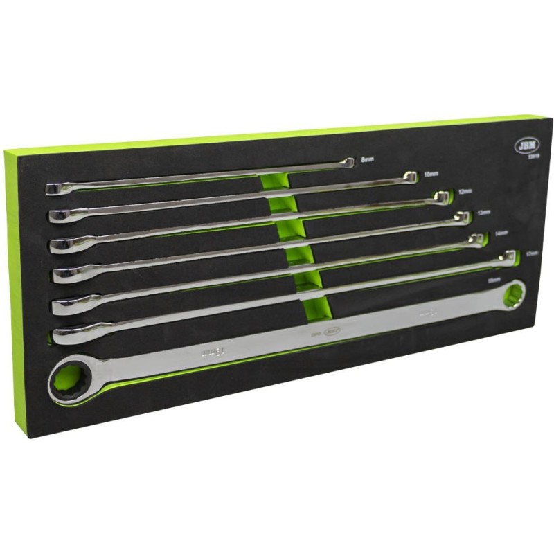 Wkład wózka - klucze płasko oczkowe z grzech.` 7 el. WD.53019