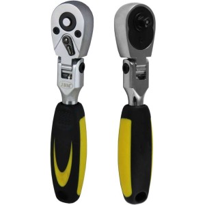 Grzechotka krótka 1/4`` 72 zęby` przegub` 170 mm D.51306