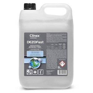CLINEX DEZOFAST 5L DEZYNFEKUJĄCO-MYJĄCY WIRUSOBÓJCZY` BAKTERIOBÓJCZY 77-017