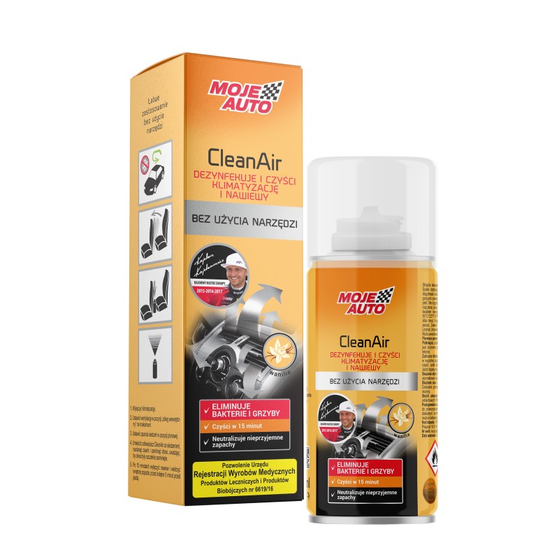 MOJE AUTO-Odświeżacz Klimatyzacji Wanilia 150ml AM-19-599