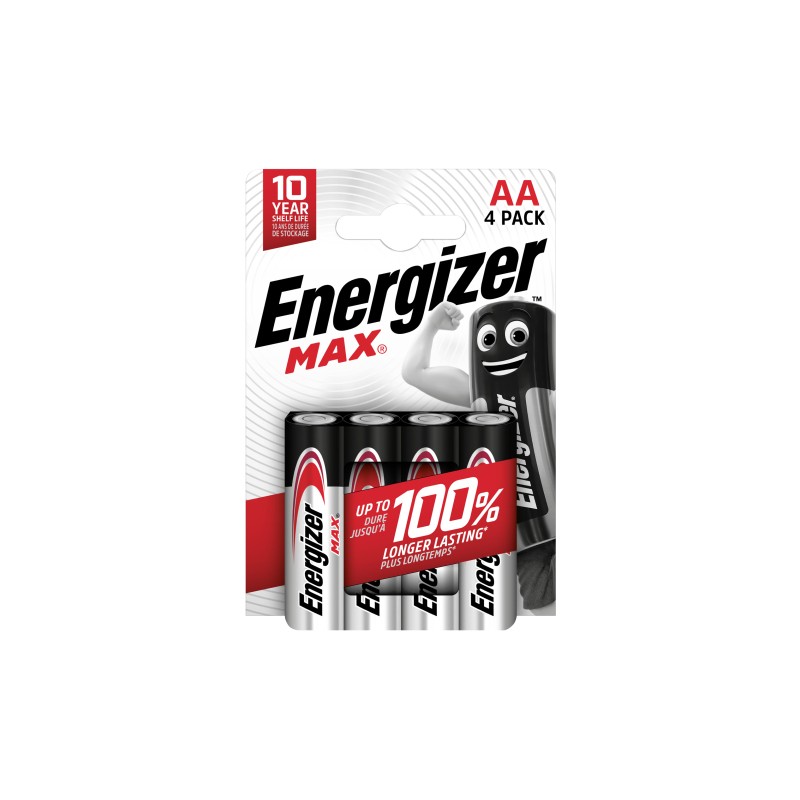 ENERGIZER Bateria Max Alkaliczna AA LR6 E91 Blister 4 szt. AM-39-008
