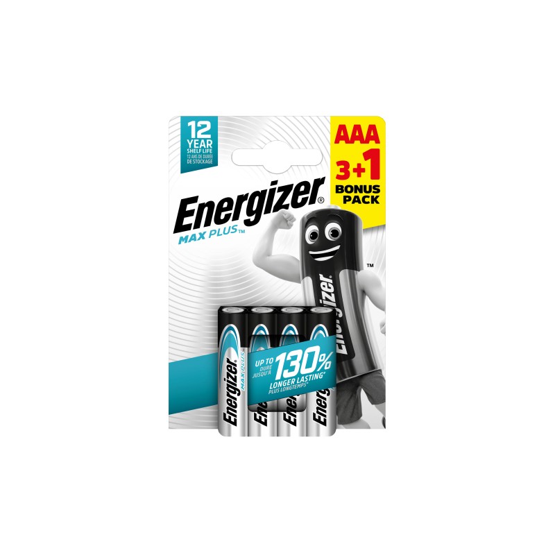ENERGIZER Bateria Max Plus AAA LR03 Blister 3+1 szt. AM-39-014