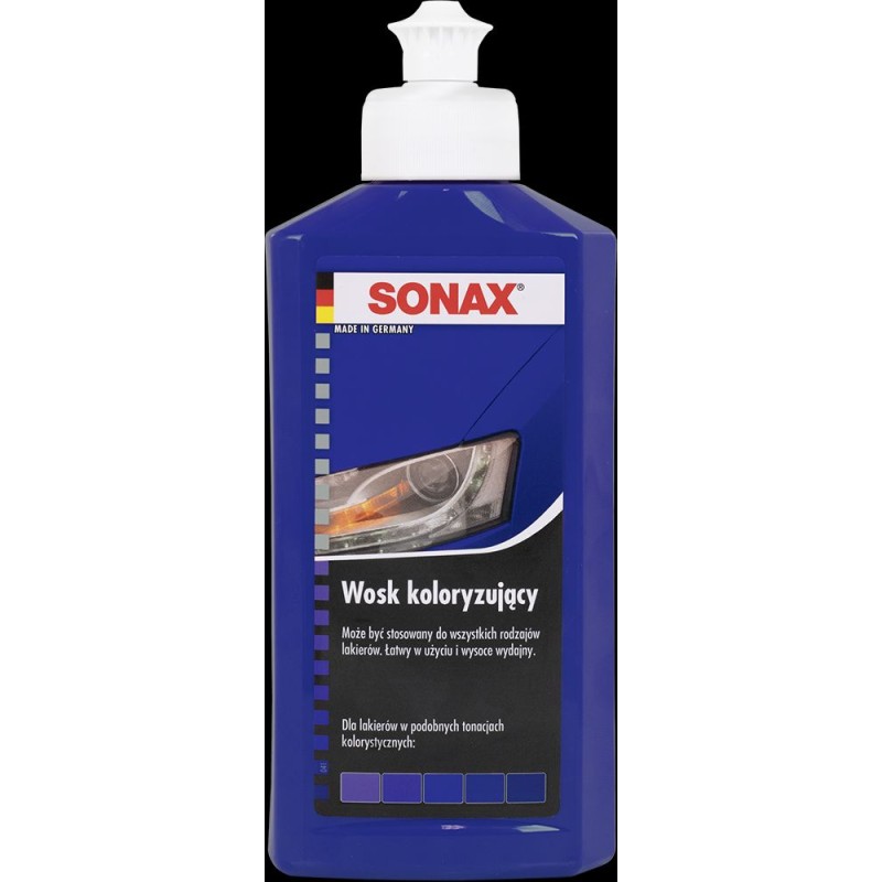 SONAX WOSK KOLORYZUJĄCY NANOPRO NIEBIESKI 250ML SC-S296241