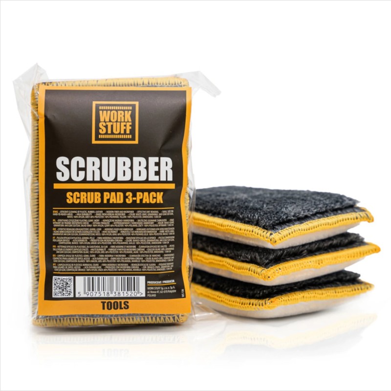 Work Stuff Scrubber Scrub Pad 3pack WOR000126