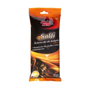 ŚCIERECZKI DO KOKPITU MATOWE 24 SZT AM-19-068