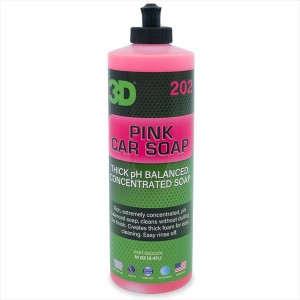 3D Pink Car Soap 473ml- Szampon do Mycia Samochodu z Formułą pH-Balance 3D000024
