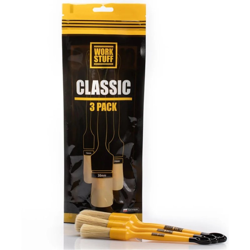 Work Stuff Detailing Brush Classic 3pack WOR000099