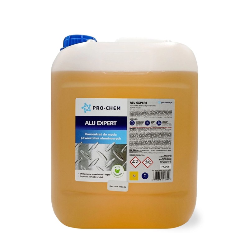 Alu Expert - preparat do czyszczenia aluminium i jego stopów - 5L PC006-5