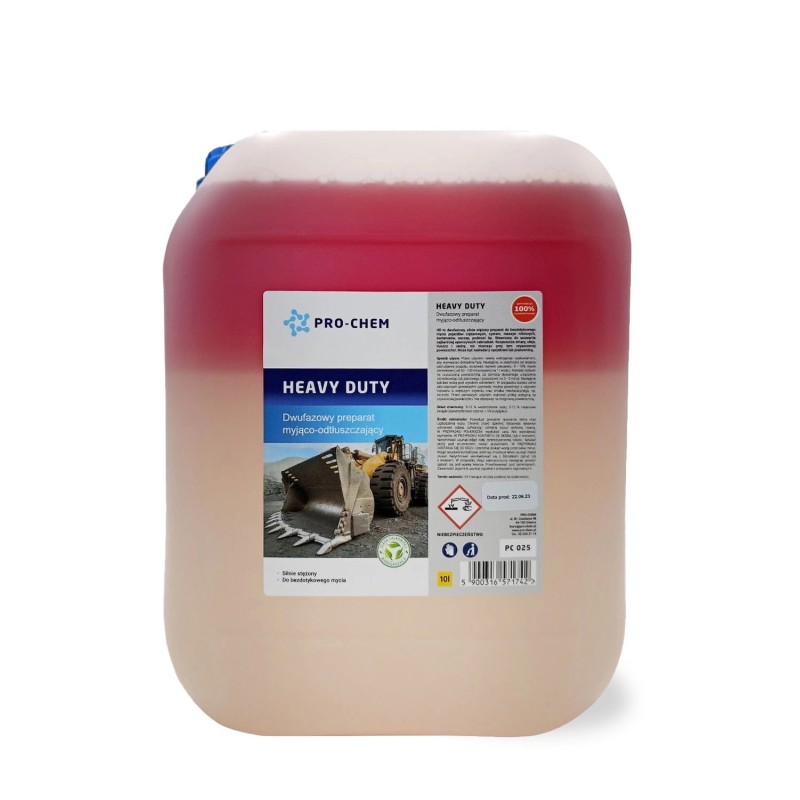 HEAVY DUTY-Dwufazowy preparat myjąco-odtłuszczający PC025-10