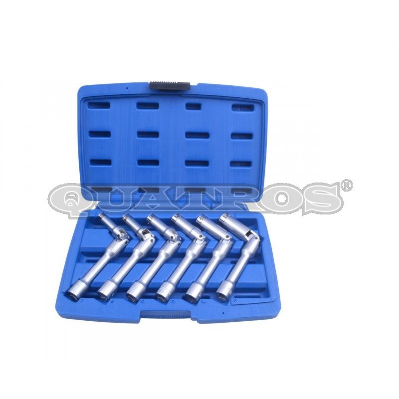 Kpl. kluczy nasadowych przegubowych 3/8` do świec żarowych QS20377