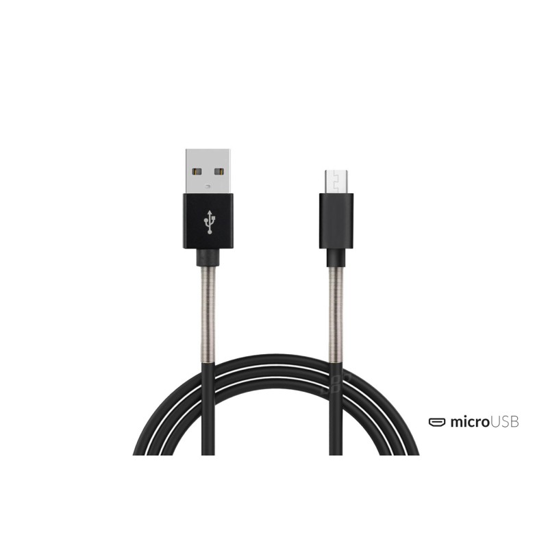 Kabel micro USB TPR + aluminium / 100cm FullLink UC-4 01431