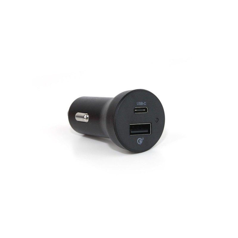 Ładowarka samochodowa USB-C Power Delivery PD i USB Quick Charge 3.0 02251