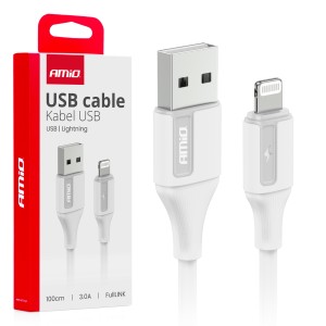 Kabel do ładowania USB-A - LIGHTNING IPHONE 3A 100cm FullLINK 03919