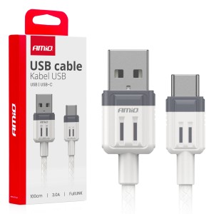 Kabel do ładowania USB-A - USB-C 3A 100cm FullLINK 03905