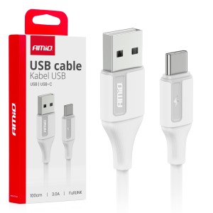 Kabel do ładowania USB-A - USB-C 3A 100cm FullLINK 03917