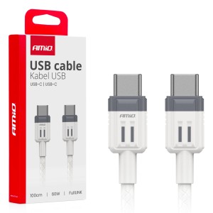 Kabel do ładowania USB-C - USB-C 60W 100cm FullLINK  03908