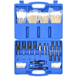 Zestaw do czyszczenia gniazd wtryskiwaczy` szczotki 429 szt MGS01762